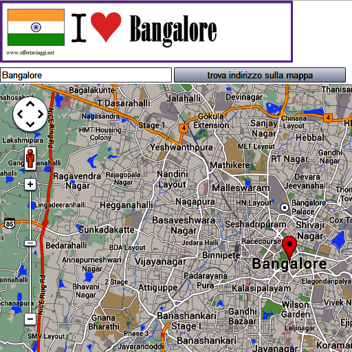 Bangalore map