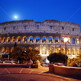 Evening at Colosseum, ROME by Sajal Gupta - Buildings & Architecture Public & Historical