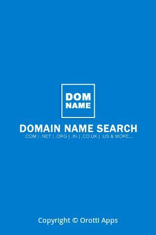 Domain Search Domain WHOIS