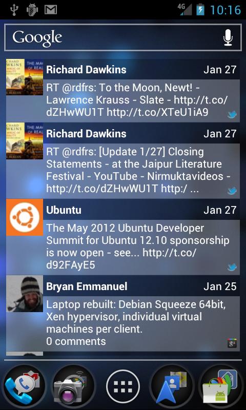Android application Sonet-Pro screenshort