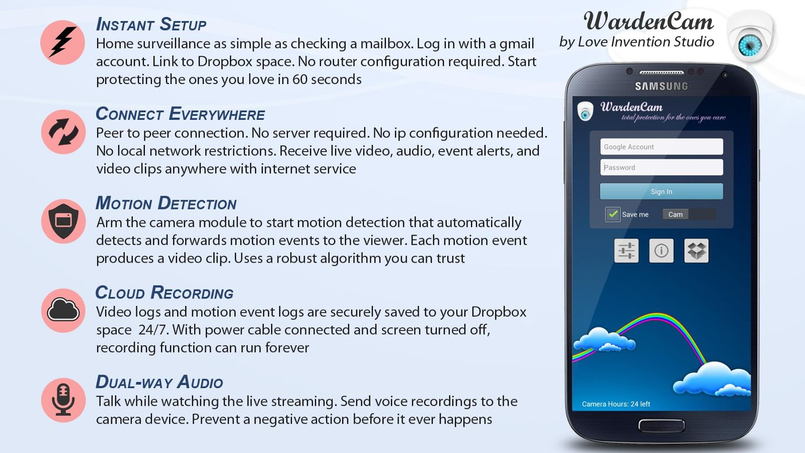 Smart Home Security WardenCam Android Apps on Google Play