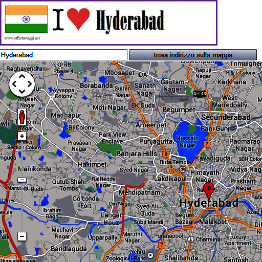 Hyderabad map LOGO-APP點子