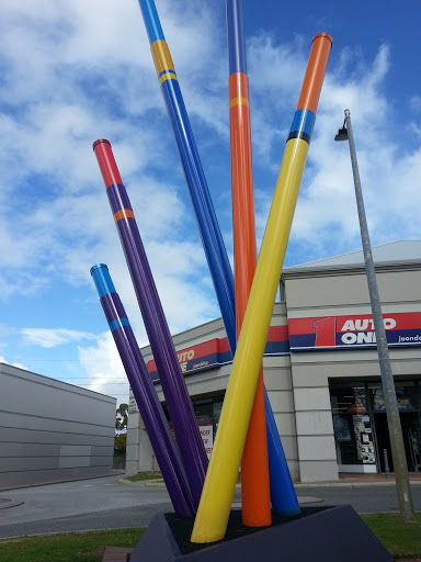 Joondalup Gate Colored Poles