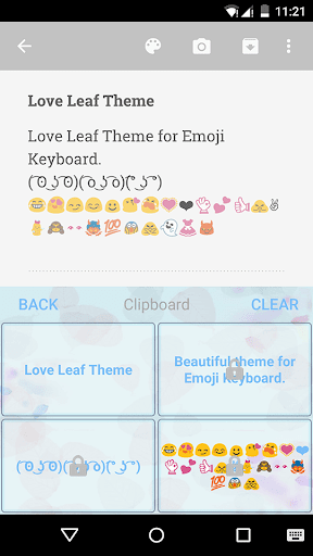 免費下載生產應用APP|Love Leaf Emoji Keyboard Theme app開箱文|APP開箱王