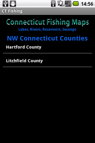 Connecticut Fishing Maps - 5K Screen 2