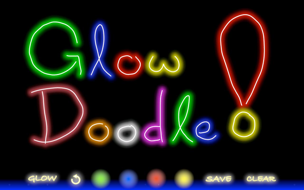 glow doodle board