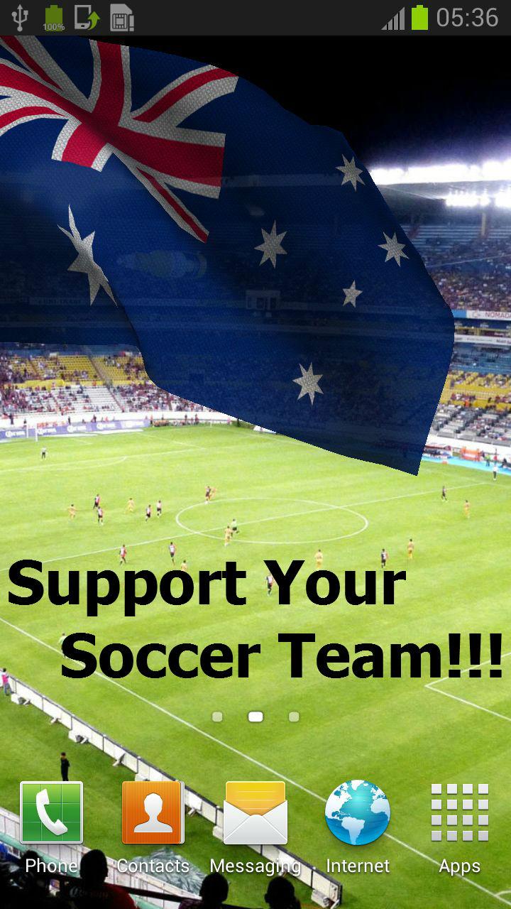 3D Australia Flag Screen 1