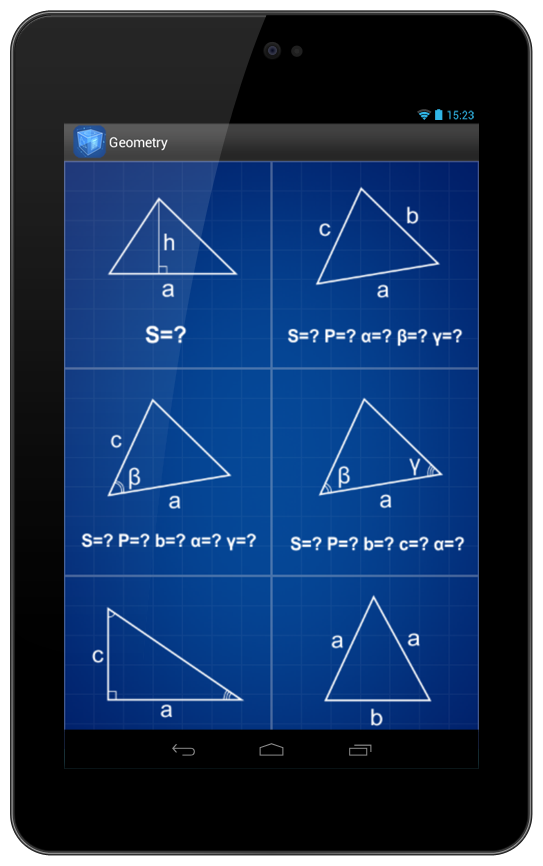 Geometry Calculator Android Apps on Google Play