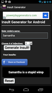 Unique Insult Generator