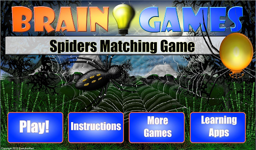 Spiders Matching Game