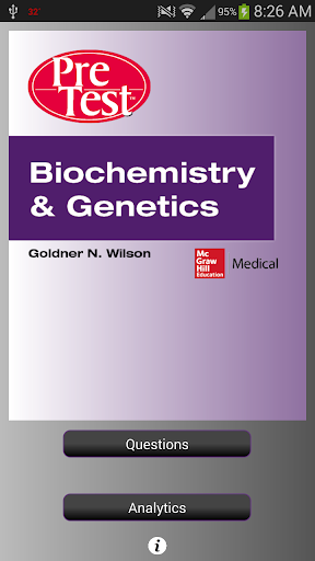 PreTest Biochemistry Genetics