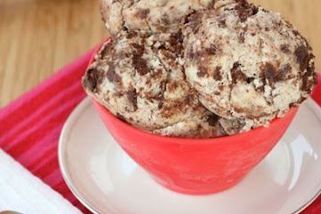 Nutella Brownie Cheesecake No-Churn Ice Cream