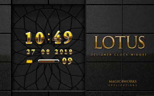 免費下載生活APP|digital clock widget Lotus app開箱文|APP開箱王