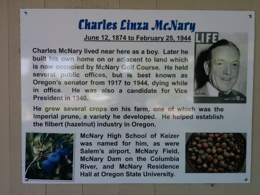McNary Memorial Sign