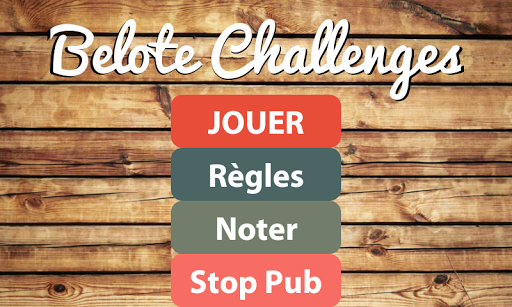 Belote Challenges Gratuit