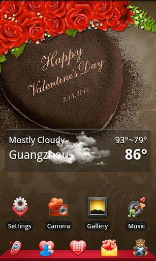 Romantic Theme GO Launcher EX Apk - tema hp android