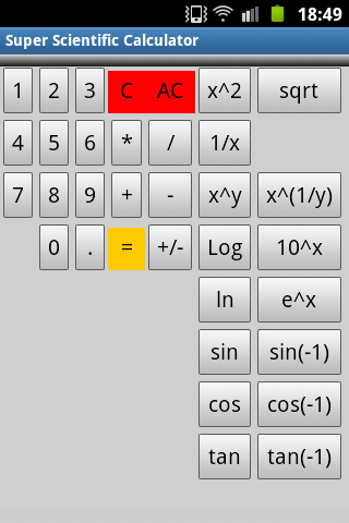 Super Scientific Calculator