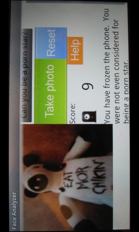 Face analyzer Screen 3