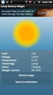 How to get Sunny Battery Widget patch 2.02 apk for bluestacks