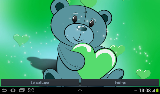 【免費個人化App】Teddy Bear Live Wallpaper-APP點子