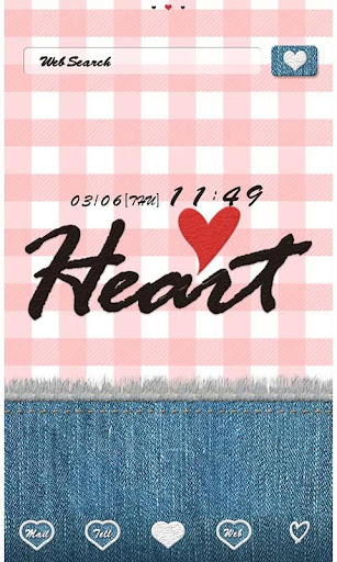 Cute Theme-Gingham Heart- 1.0 Windows u7528 1