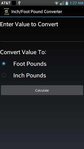 Inch Foot Pound Converter