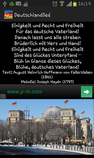 Nationalhymne Deutschlandlied