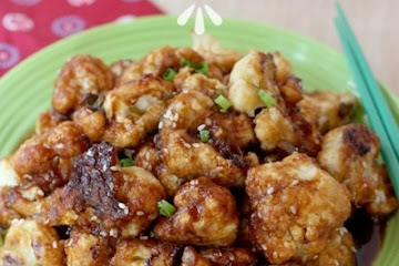 Sesame Glazed Cauliflower "Wings"