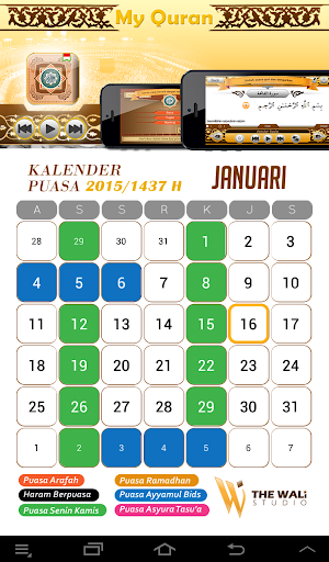 Kalender Puasa 2015