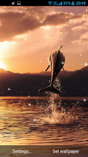 Delfín 3D Živá Tapeta - náhled