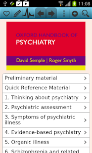 Android application Oxford Handbook Psychiatry, 3e screenshot