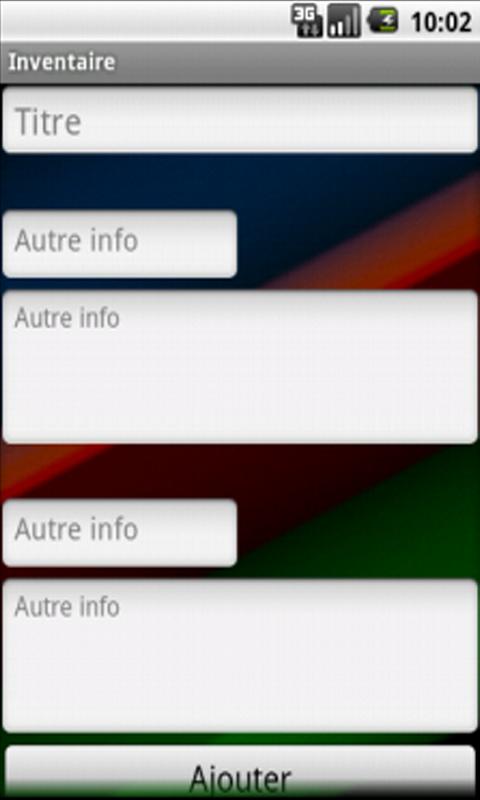 Inventaire Screen 2