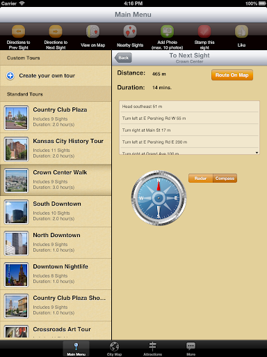 【免費旅遊App】Kansas City Map and Walks-APP點子