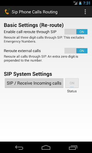 SIP Phone Calls Routing