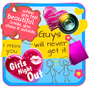 Cute Stickers for Girls mobile app icon