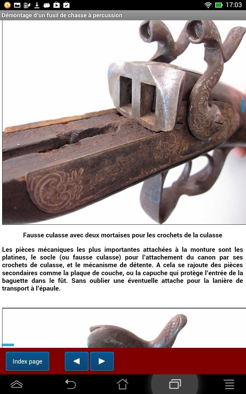 Fusils à percussion et broche Screen 2