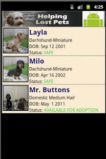 HeLP Lost and Adoptable Pets