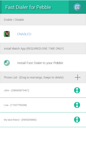 【免費工具App】Fast Dialer for Pebble-APP點子