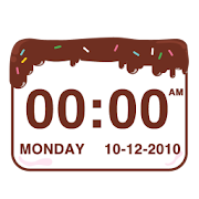 Chocolatecake Clock Widget  Icon