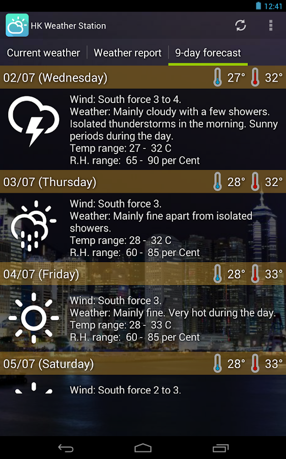 HK Weather Station Android Apps on Google Play