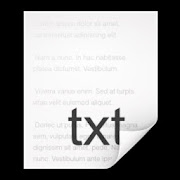 (Plain) Text Formatter  Icon