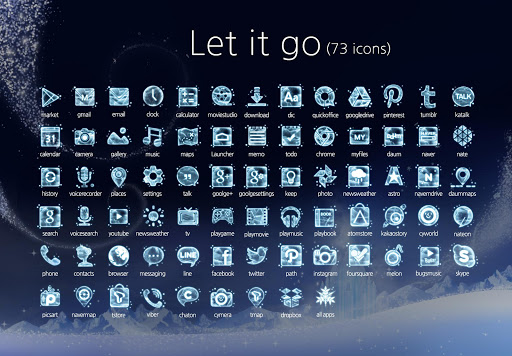 Let it go Atom theme