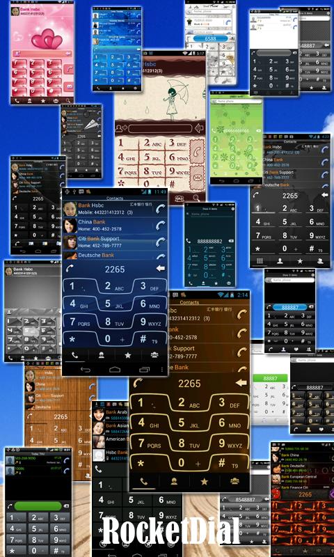 RocketDial Galaxy S alikeTheme Screen 3