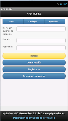MyCFDI Mobile