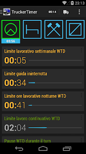 TruckerTimer Screen 2