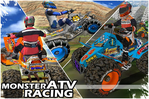 【免費賽車遊戲App】Monster ATV Racing ( 3D Game )-APP點子