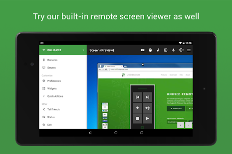  Unified Remote Full – Vignette de la capture d'écran  