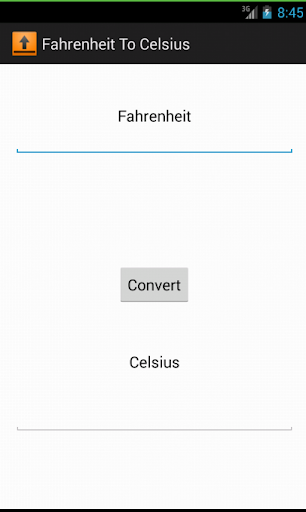 Fahrenheit To Celsius