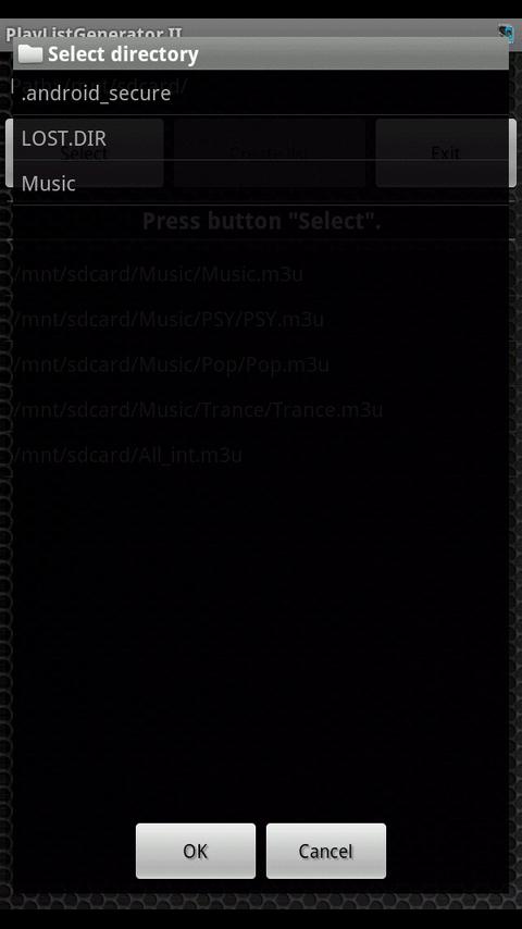 PlayList Generator II Screen 3