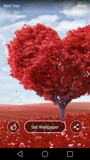 Red Tree Live Wallpaper